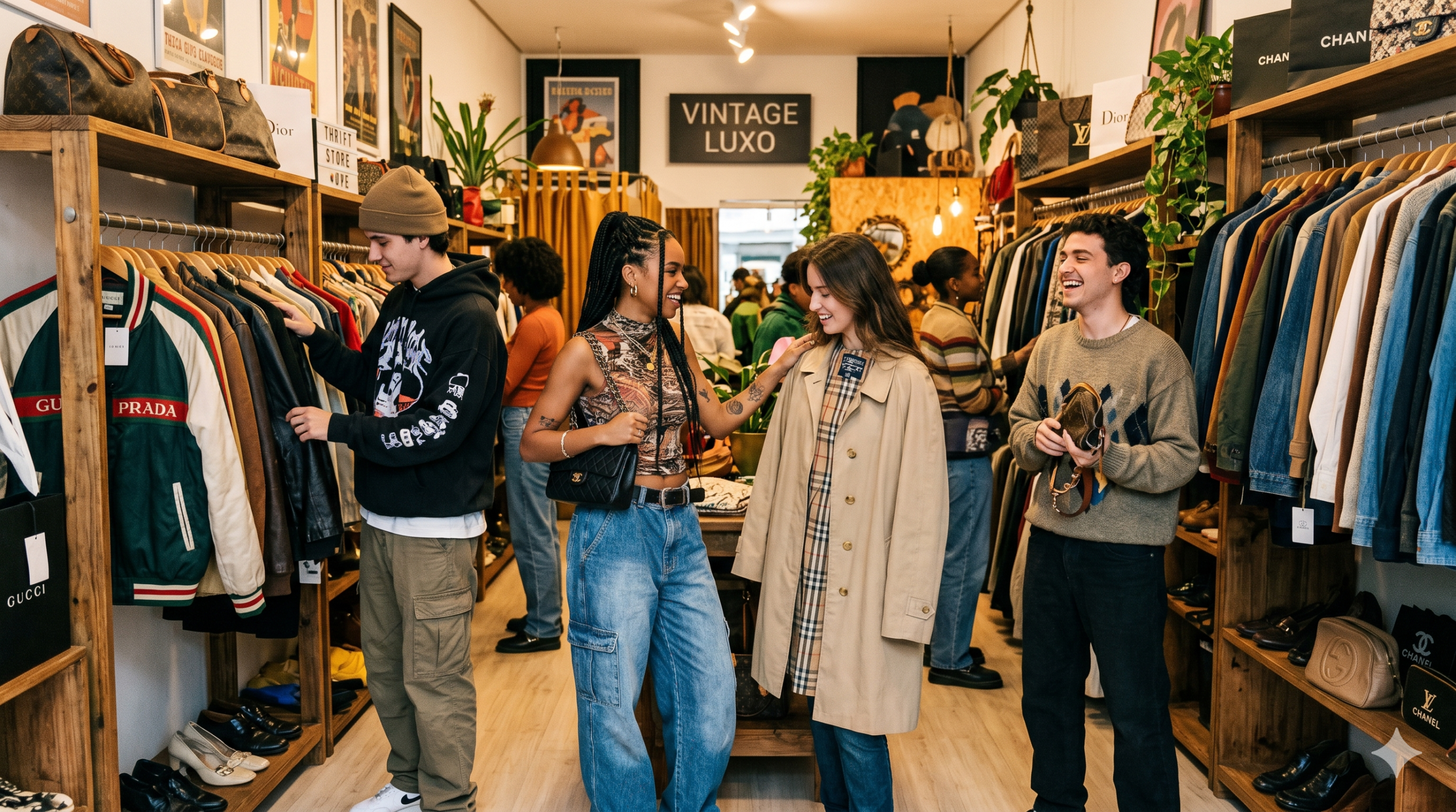 Brechós de Luxo: Por que a Geração Z trocou o shopping pelo usado?